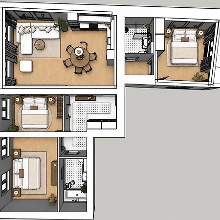 Royal Matejko - Luxury 3 Bedroom In The Old Town