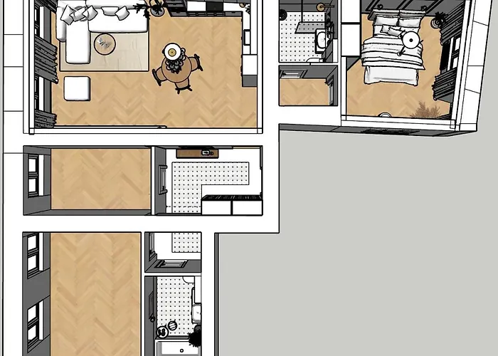 Royal Matejko - Luxury 3 Bedroom In The Old Town Appartement Krakau